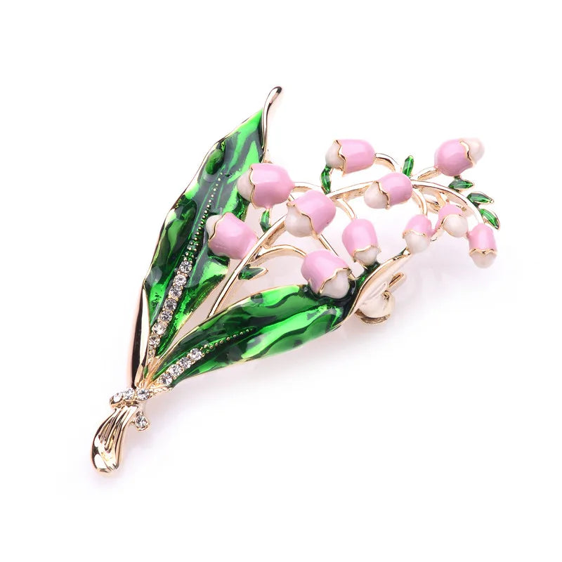 Broche Bloem Roze Lavendel – Elegante Damesbroche voor Elke Gelegenheid