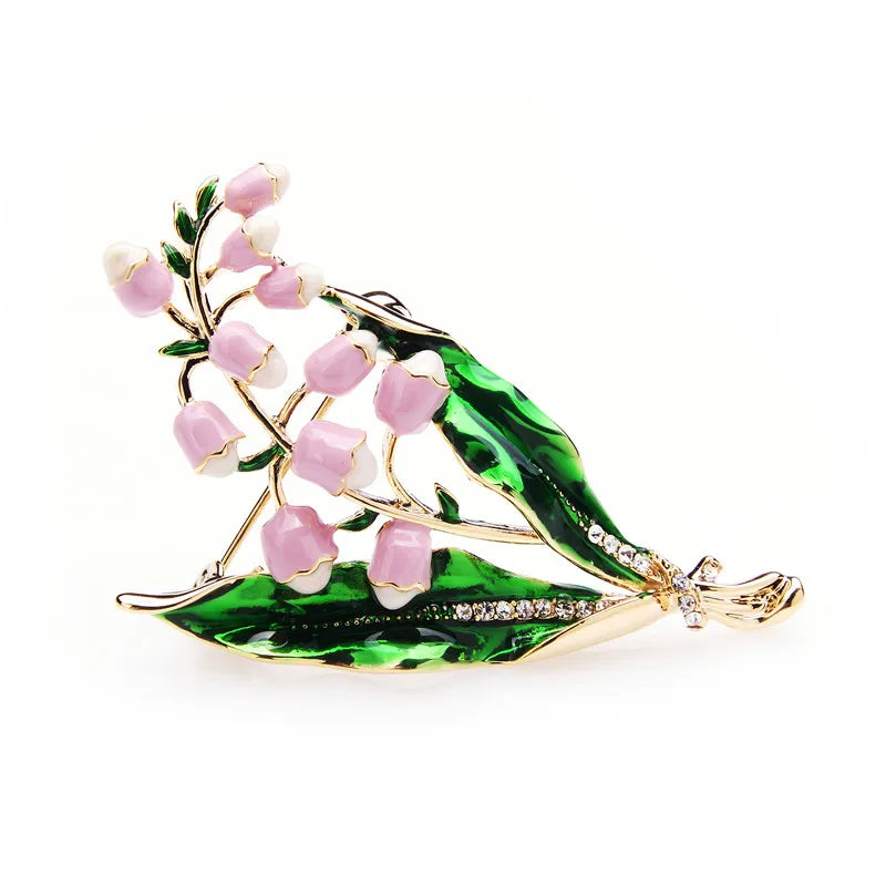 Broche Bloem Roze Lavendel – Elegante Damesbroche voor Elke Gelegenheid
