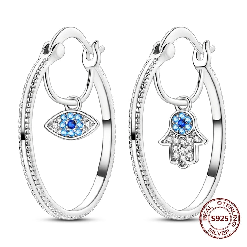 Oorbellen met Ster en Maan – Blauwe Vlinder en Olifant Design