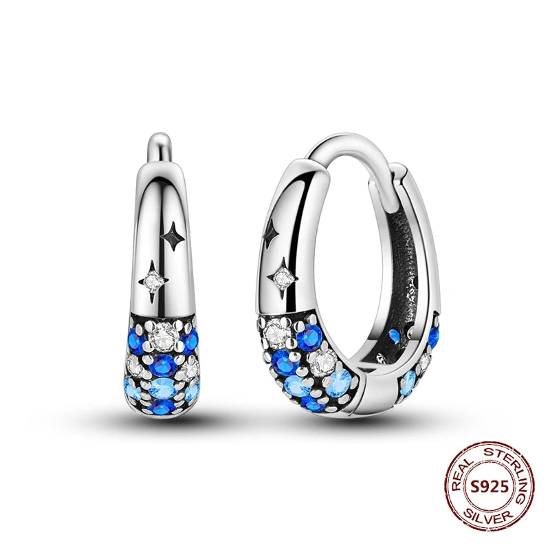 Oorbellen met Ster en Maan – Blauwe Vlinder en Olifant Design