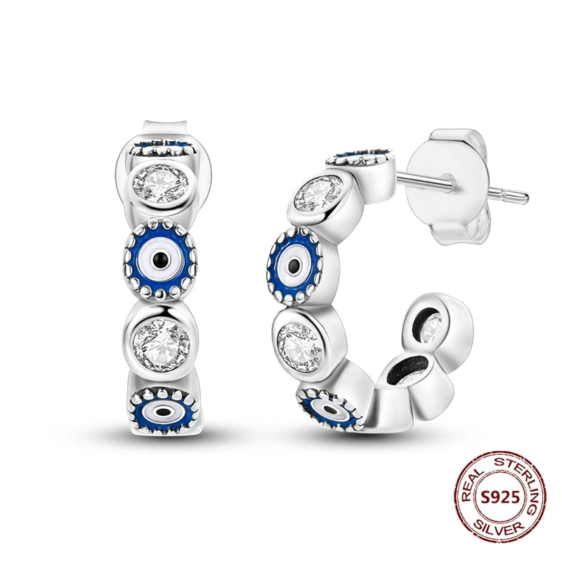 Oorbellen met Ster en Maan – Blauwe Vlinder en Olifant Design