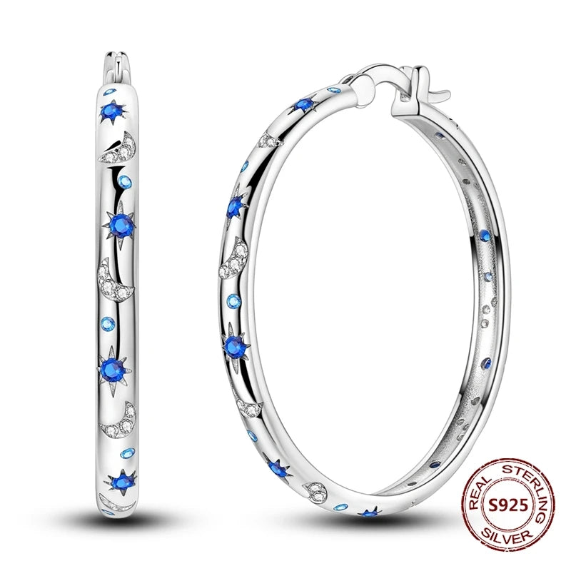 Oorbellen met Ster en Maan – Blauwe Vlinder en Olifant Design