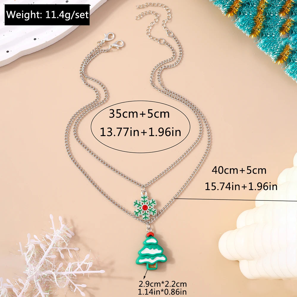 Kerst ketting met kralen – feestelijke choker voor dames en meisjes - diverse varianten