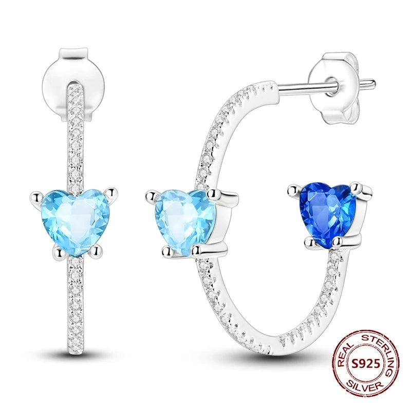 Oorbellen met Ster en Maan – Blauwe Vlinder en Olifant Design