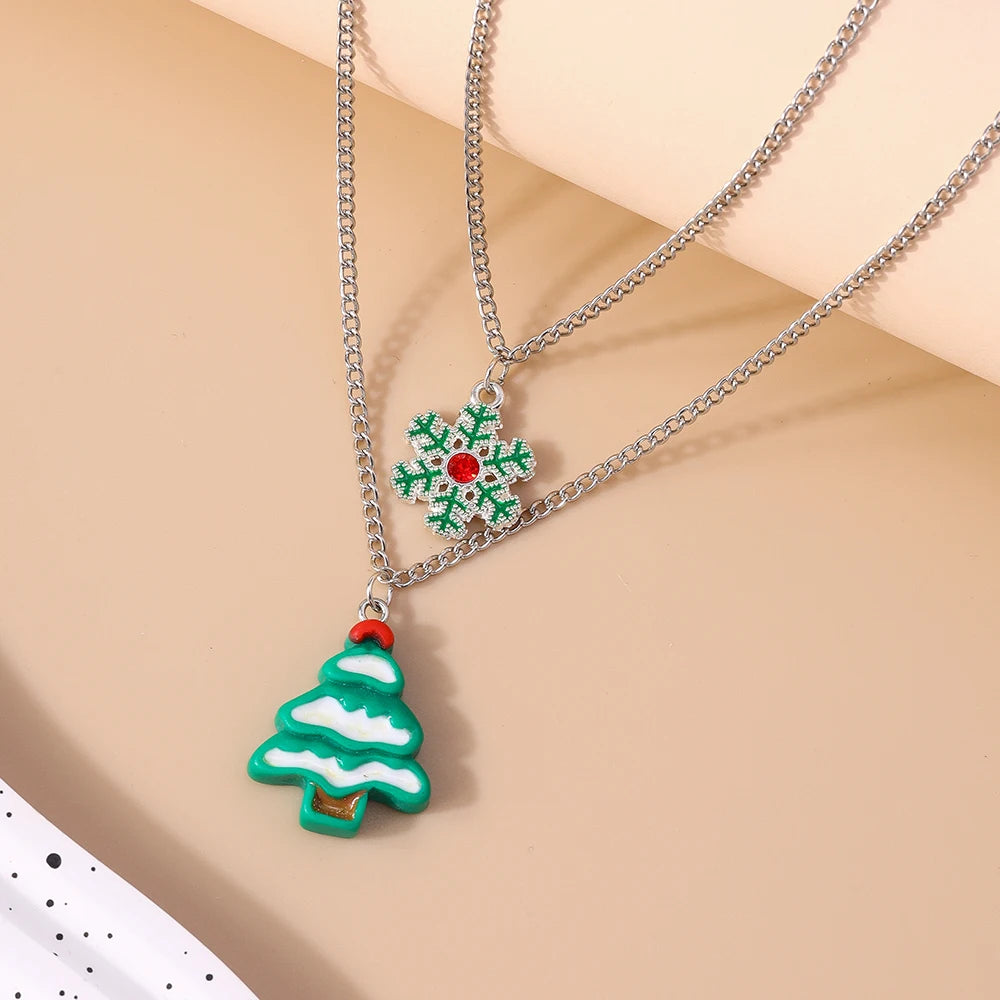 Kerst ketting met kralen – feestelijke choker voor dames en meisjes - diverse varianten