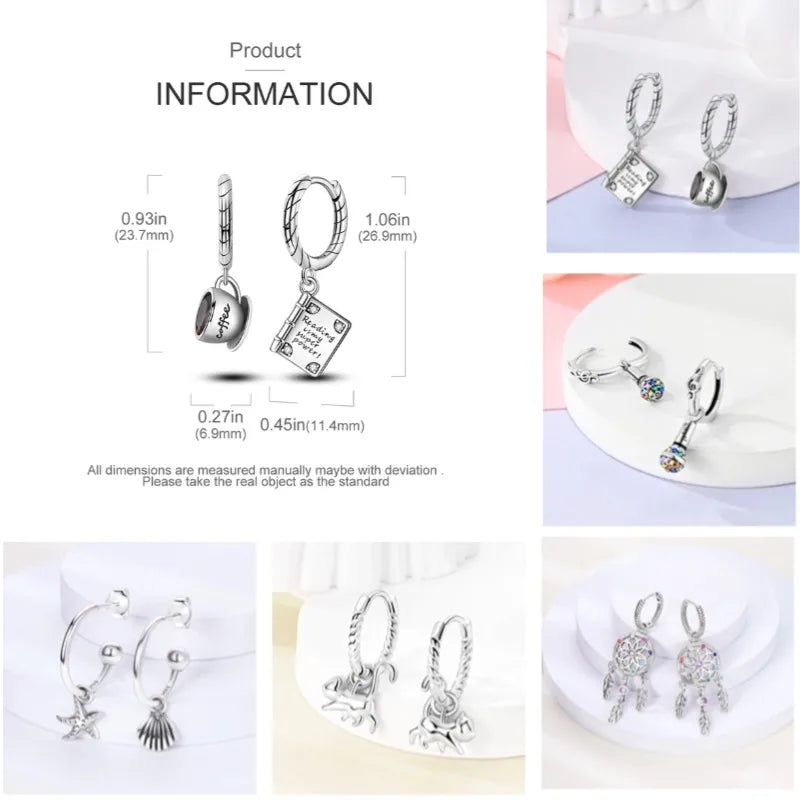 Oorbellen met luie kat en bladdesign – charmant en trendy