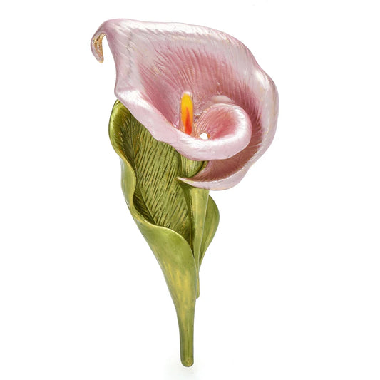 Broche Leliebloem Emaille – Vrouw & Unisex – Stijlvol voor Feest of Kantoor