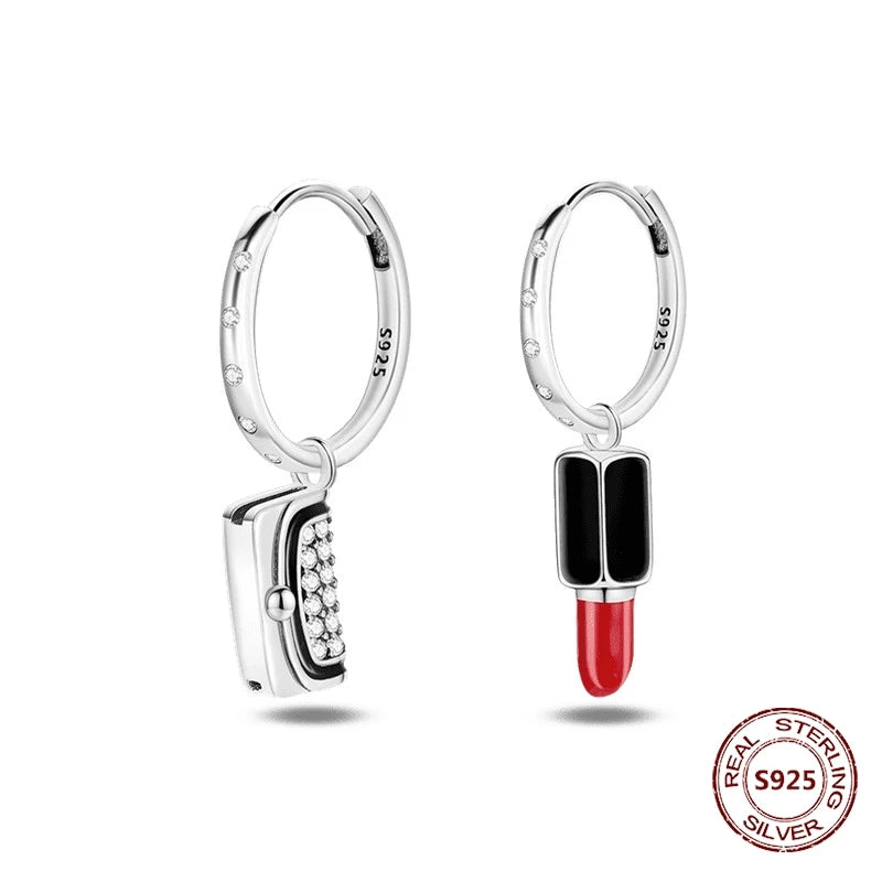 Oorbellen met luie kat en bladdesign – charmant en trendy