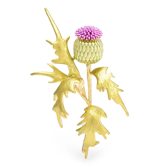 Broche Elegant Bloemdesign – Unisex Emaille Speld voor Feest of Cadeau