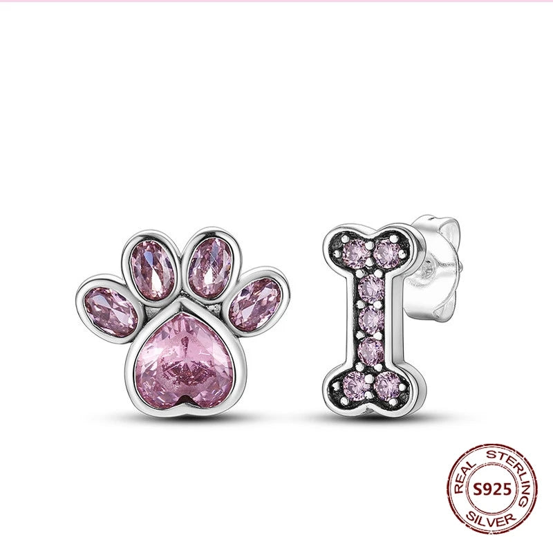 Oorbellen Regenboog Hoops van 925 Sterling Zilver met Zirconia